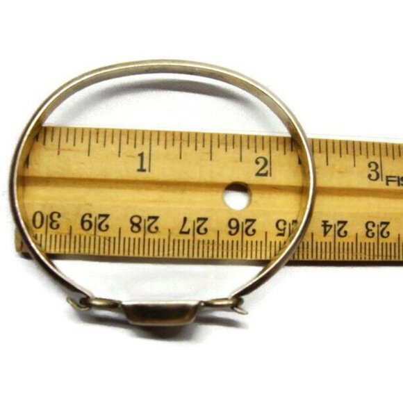 925 Hook On Bracelet Bar With Inset Black Onyx Bangle Style Sterling Silver - Picture 8 of 11